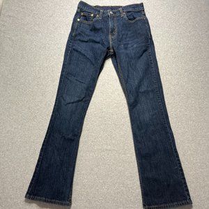 Levis Jeans Mens 29x30 Blue 527 Slim Bootcut Western Cowboy Denim (Tag 30x32)